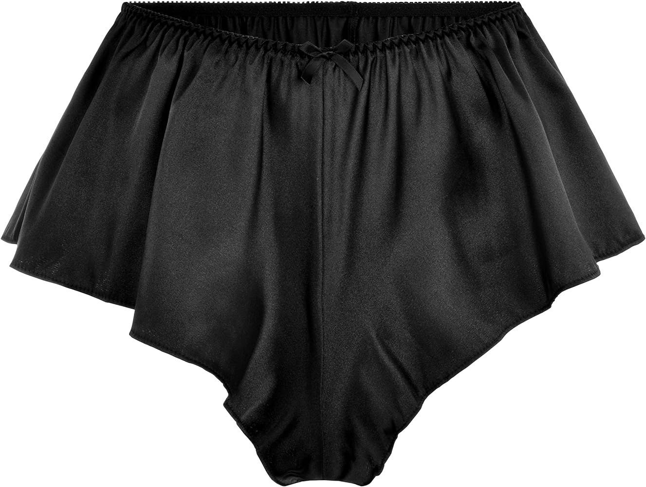 Satini Women's Satin Fluted French Skirt Shorts Knickers Briefs Panties