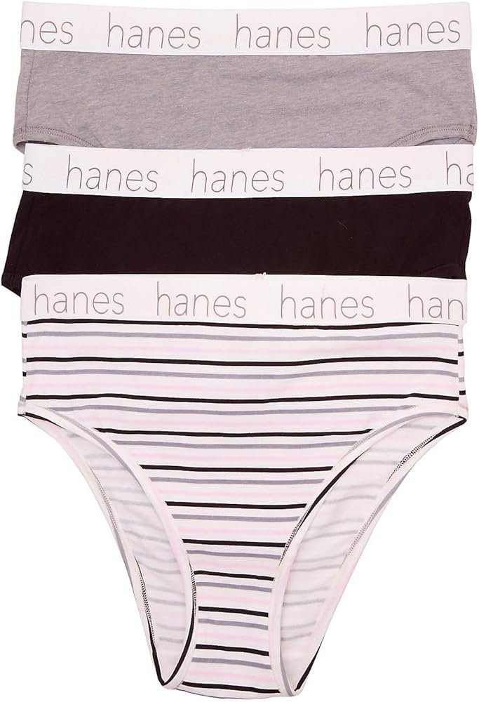 Hanes Women's 45UOHL Originals Stretch Hi-Leg Panty - 3 Pack