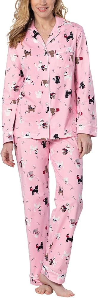 PajamaGram Women's Sleepwear - Soft Pajamas for Women, 100% Cotton