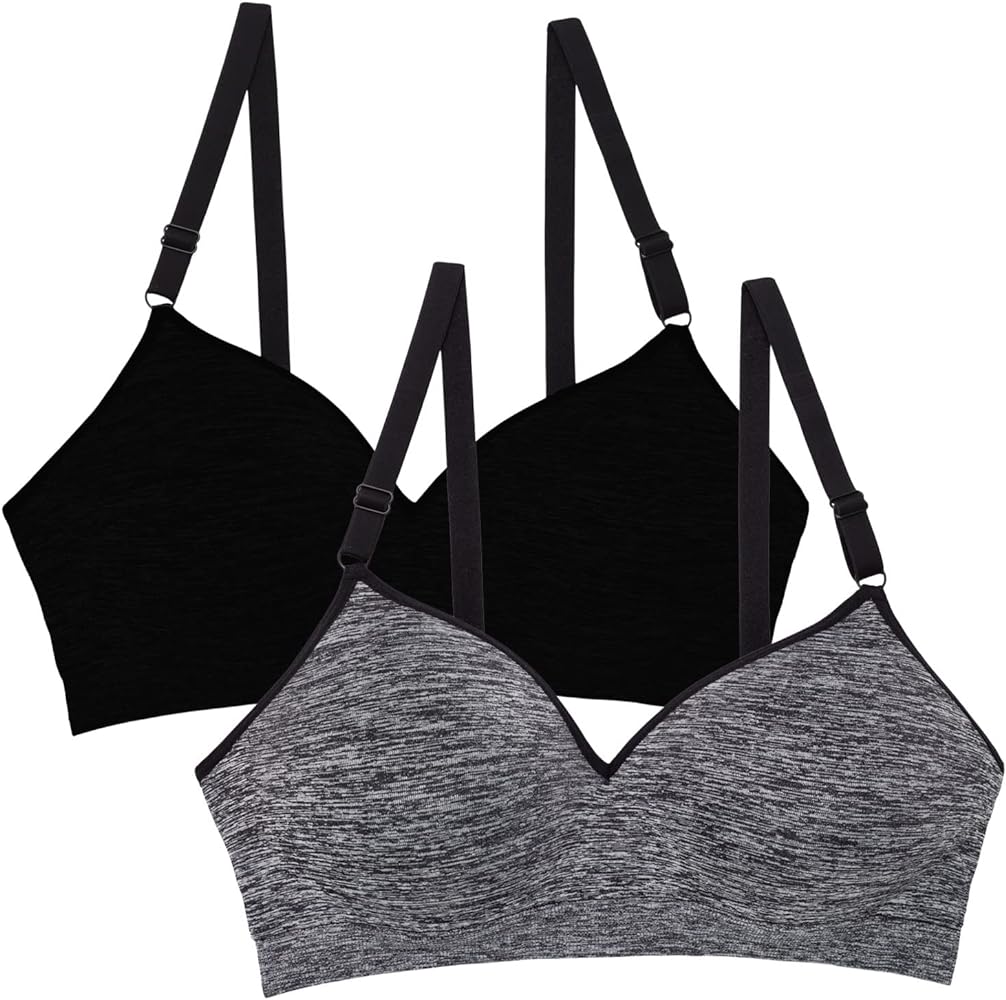 Fruit of the Loom Women's Seamless Wire Free Push-up Bra