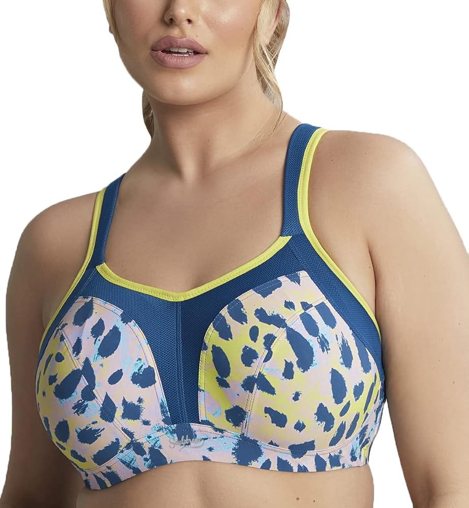 Sculptresse Women's Plus-Size Non-Padded High-Impact Underwire Sports Bra (#9441)