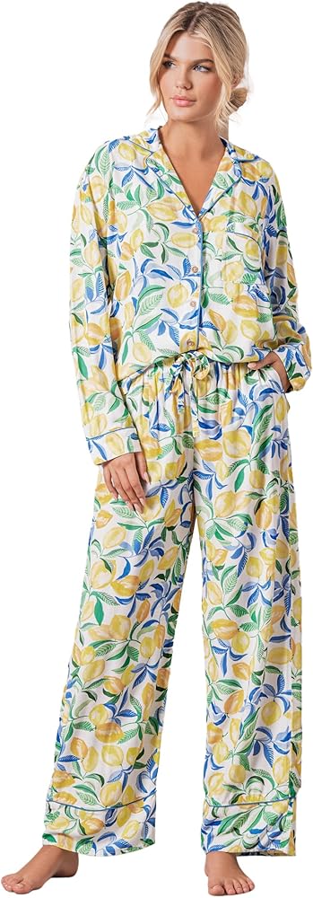 Maaji Women's Sleep Long Sleeve Pant Set