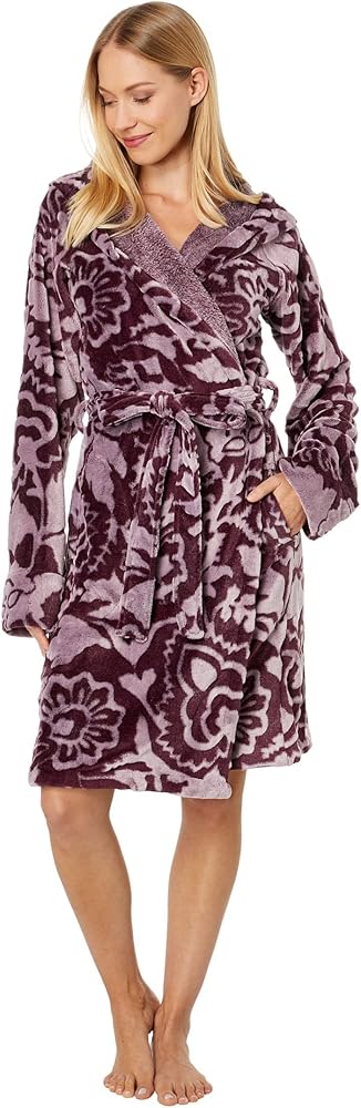 Vera Bradley Women's Plush Fleece Robe (Extended Size Range)