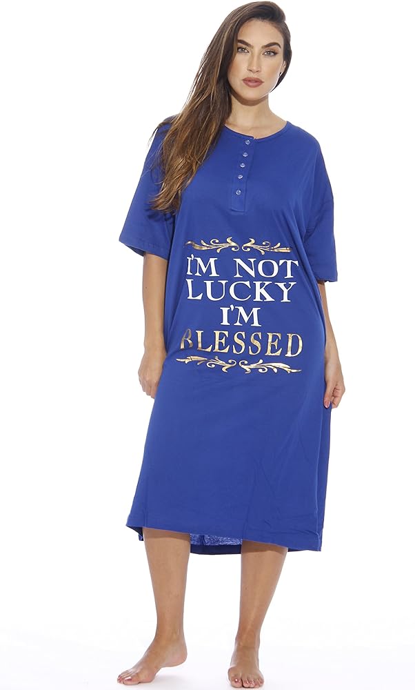 Just Love Short Sleeve Nightgown Sleep Dress for Women Sleepwear