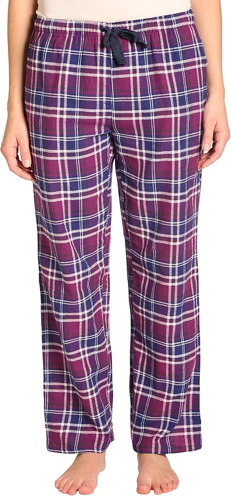 EVERDREAM Sleepwear Womens Flannel Pajama Pants, Long 100% Cotton Pj Bottoms