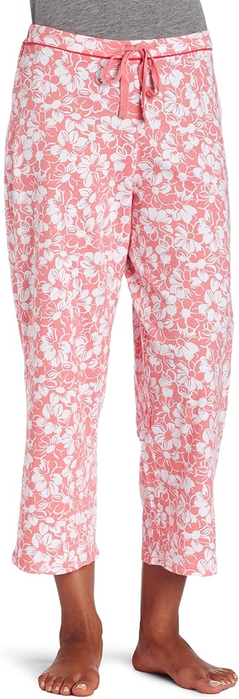 Nautica Sleepwear Women's Nautica Knit Floral Capri