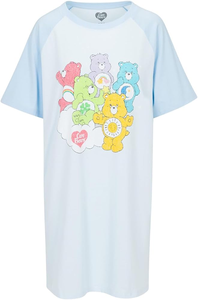 Mad Engine Care Bears Classic Women's Sleep Shirt Nightshirt Pajama