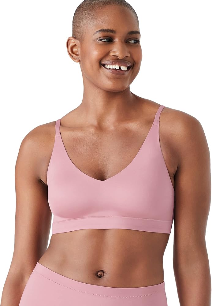 True & Co Womens Eco Shine V Neck Bra